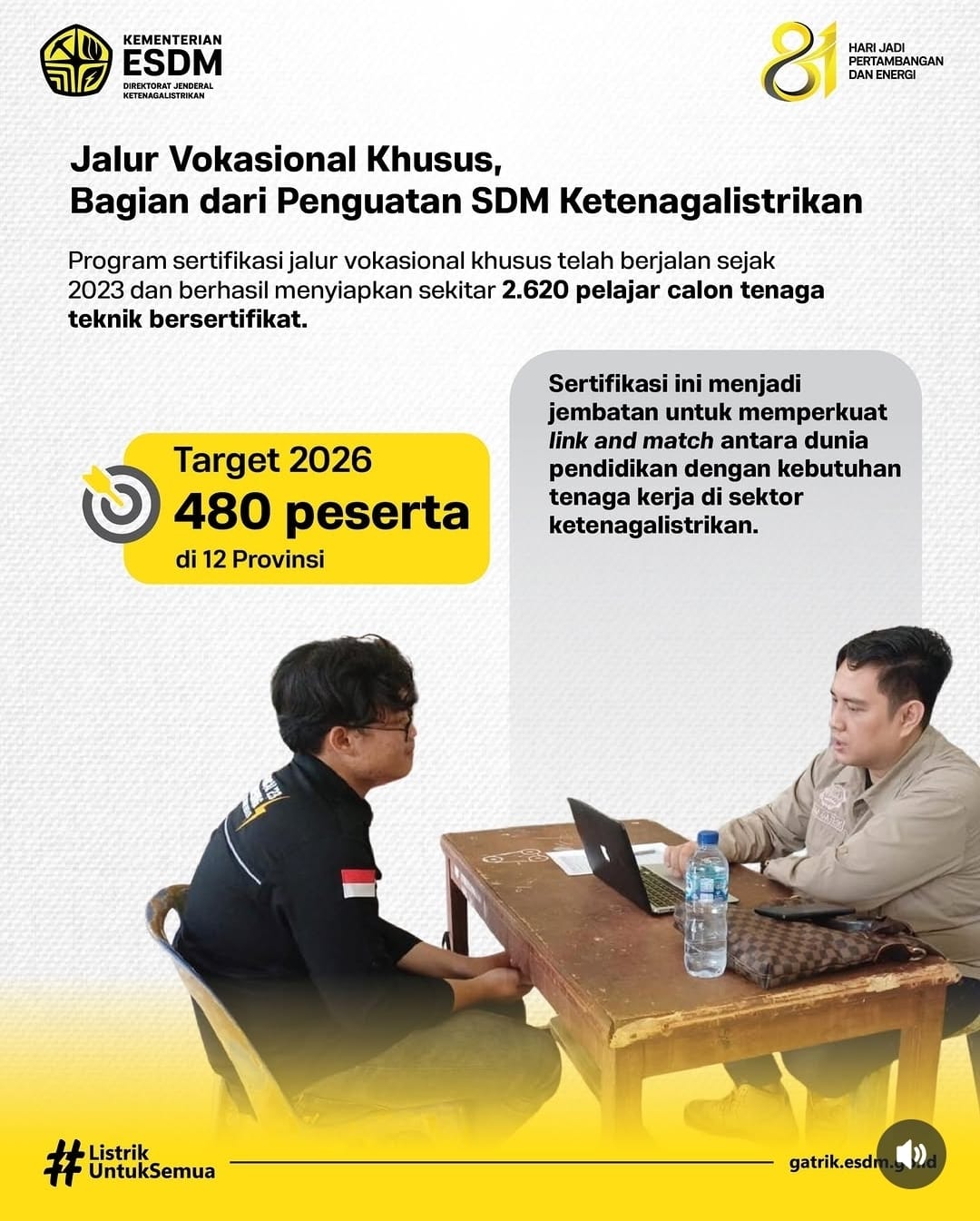 Sertifikasi Kompetensi Jalur Vokasional